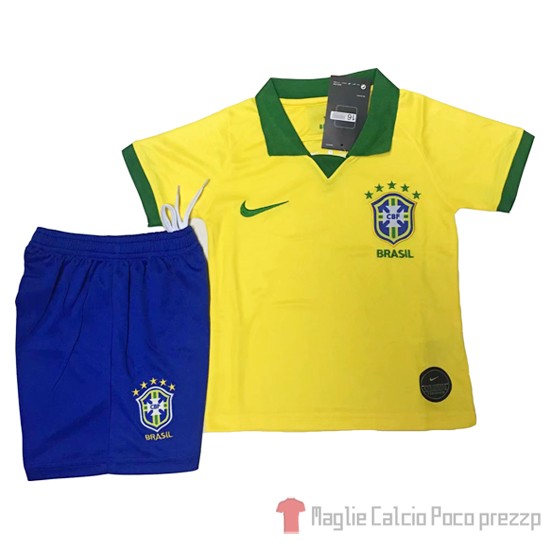 Maglia Brasile Home Bambino 2019 - Clicca l'immagine per chiudere